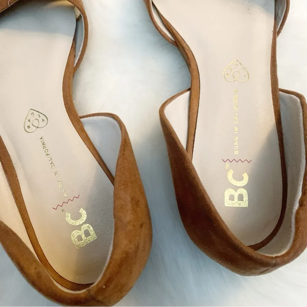 BC Born in California Womens Ballet Flats Pointed Toe Shoes Ballerina 8 - Image 4