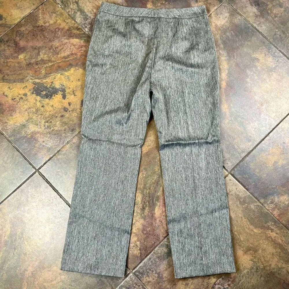 Kasper Women’s Gray Dress Pants Side Zip 10P - Image 8