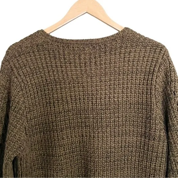 John + Jenn Revolve Constance Sweater Olive Green Pullover Women’s Size Medium - Image 6