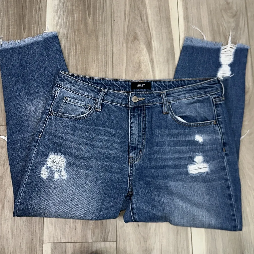 Vervet  distressed boyfriend jeans size 29 - Image 5