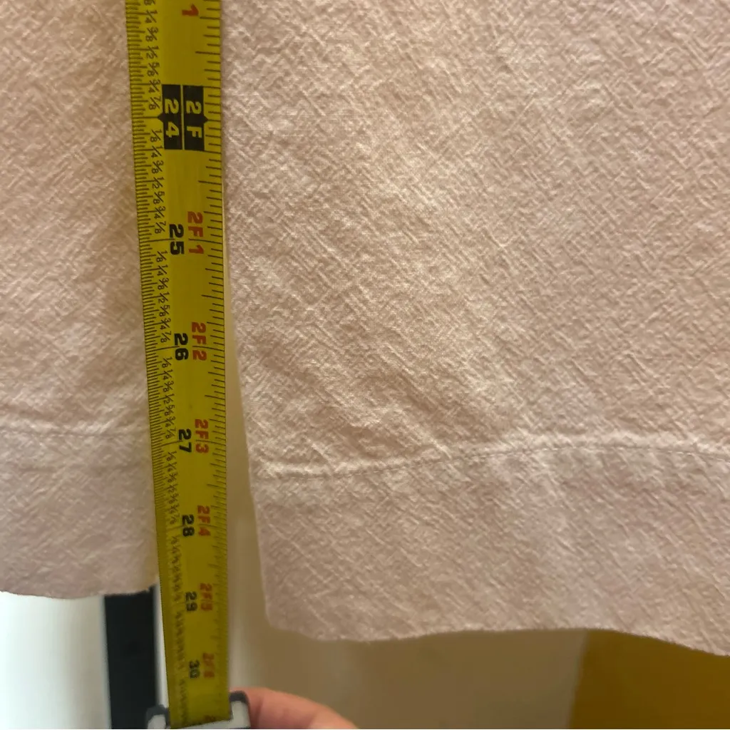 Sundry Lace Up Wide Leg Pants Beach Coastal Resort Cotton Oyster NWT $138 Size L - Image 10