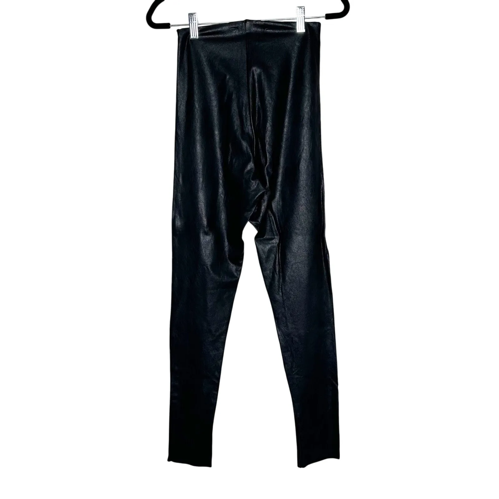 Commando  Faux Leather Leggings Women's Black Size Medium - Image 3