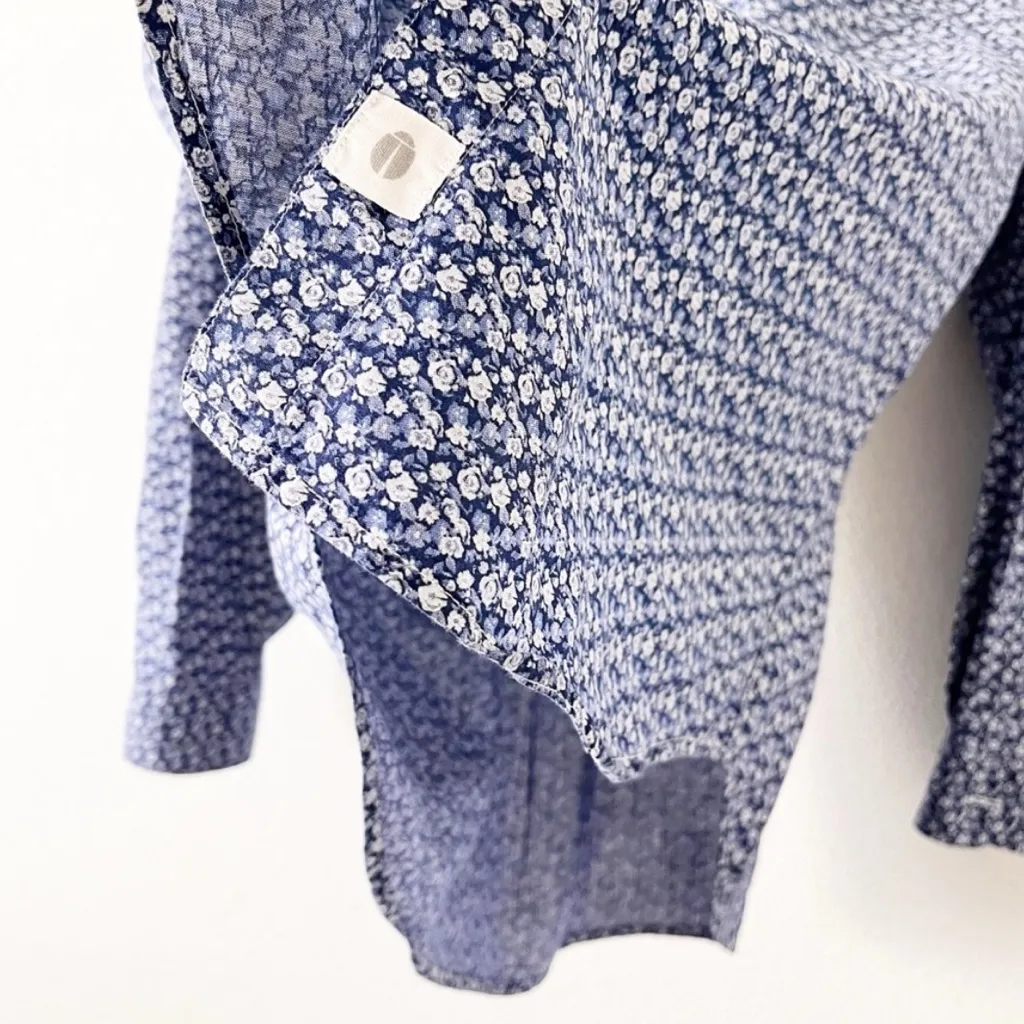 Grayson The Hero Daisies Buttondown Shirt in Blue Floral Size XL - Image 7