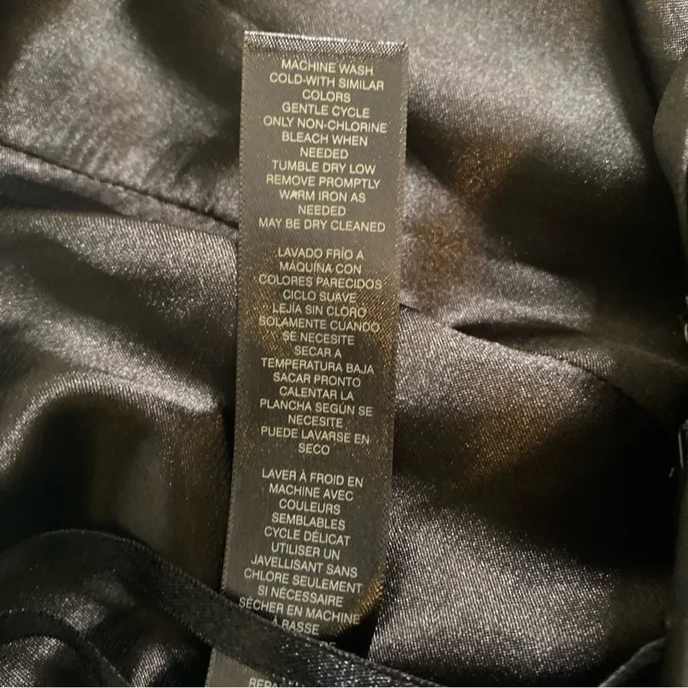 White House Black Market Black Ruched Midi Dress - Image 9