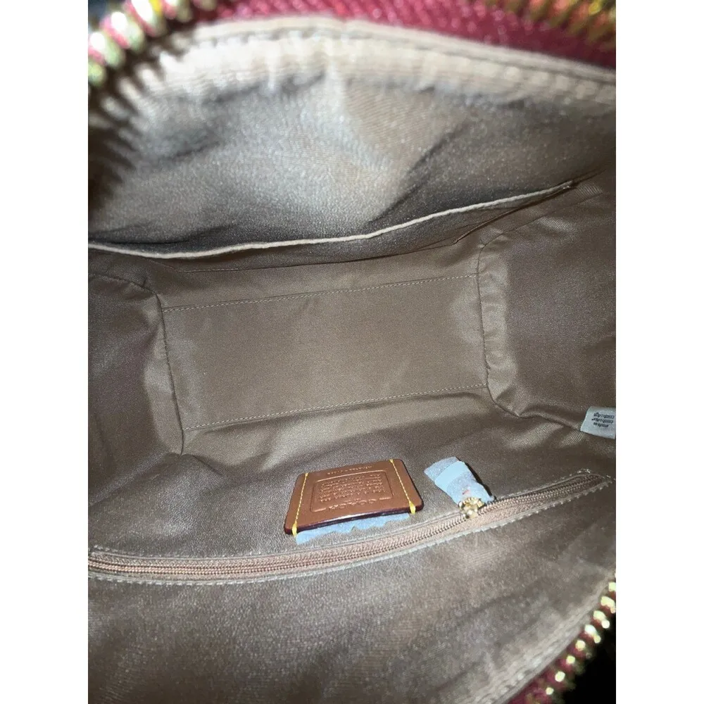 Coach Rowan Satchel Bag in Signature Canvas with cherry print - Image 6