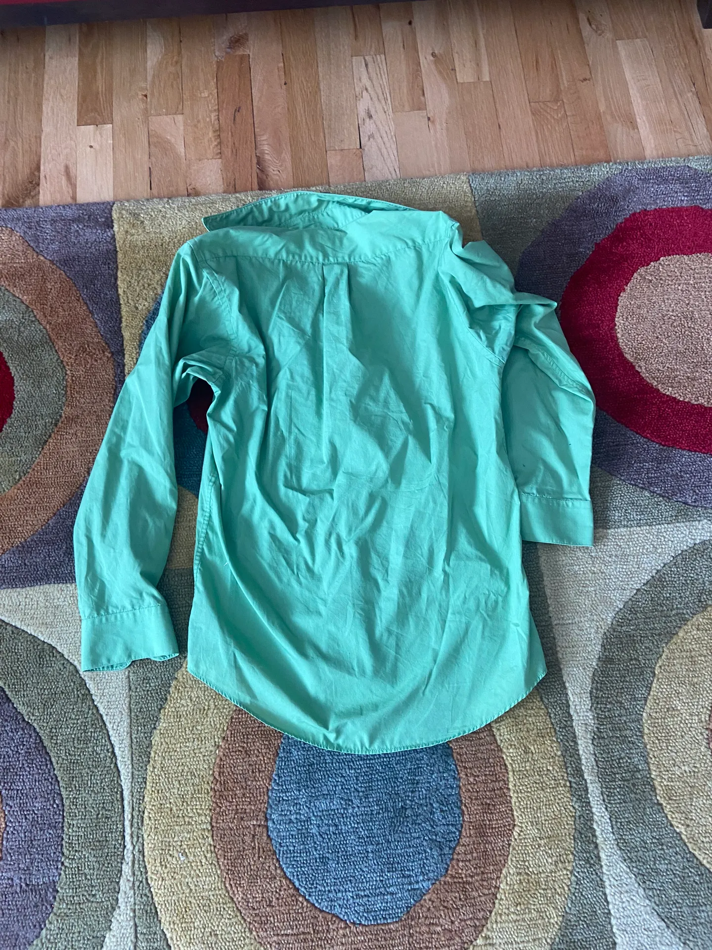 Lime Green Bill Robinson Vintage Dress Shirt Button Down Top Size Small - Image 5