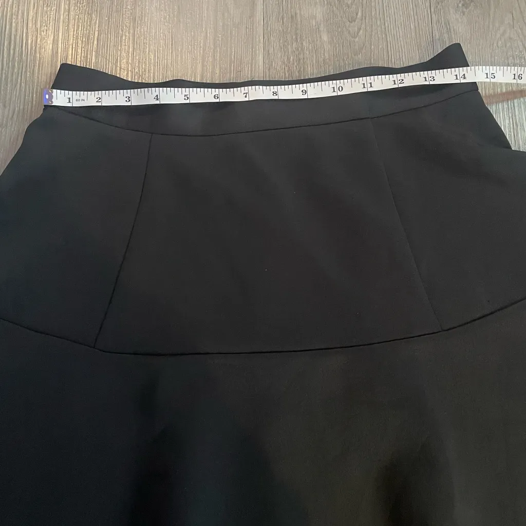 Yumi Kim High Waisted Ruffle Circle Skirt Black ~ Size Large - Image 2