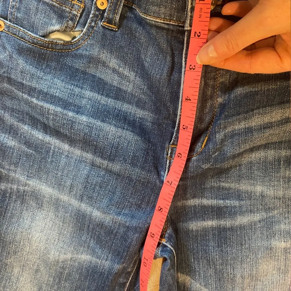 Madewell 9" High Riser Skinny Skinny Dark Blue Jeans Size 26 High Waisted Slim - Image 14