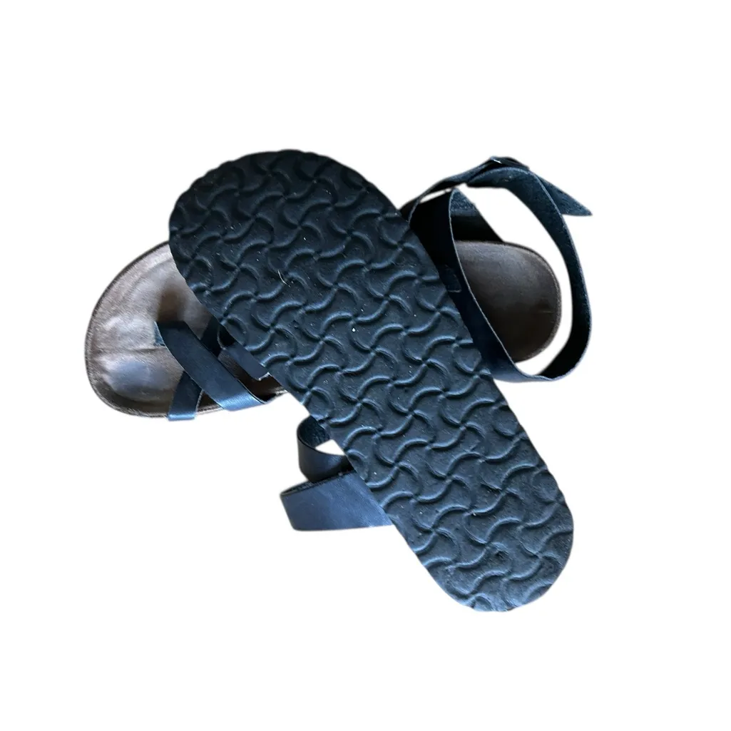 Strappy Black Sandals - Image 2