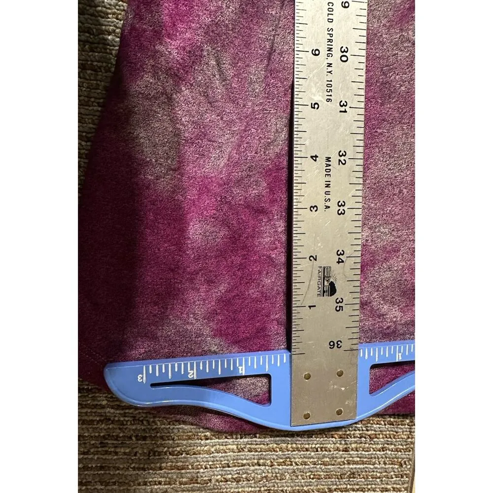 Sundry for Evereve Dress Purple Tie Dye Sleeveless Drawstring Waist Size 1/Small - Image 6