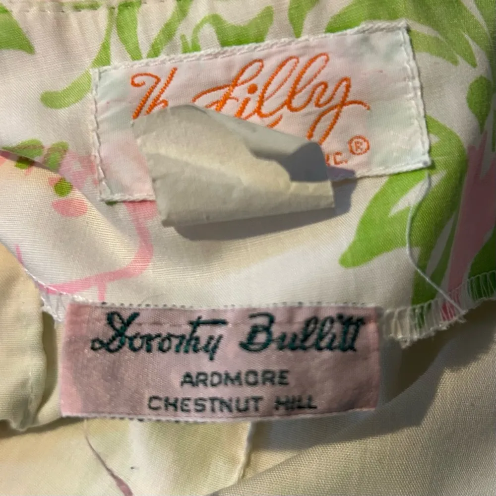 Lilly Pulitzer Vintage Late 60’s/Early 70’s Pink & Green Rickrack Trim 6 Skirt. - Image 8