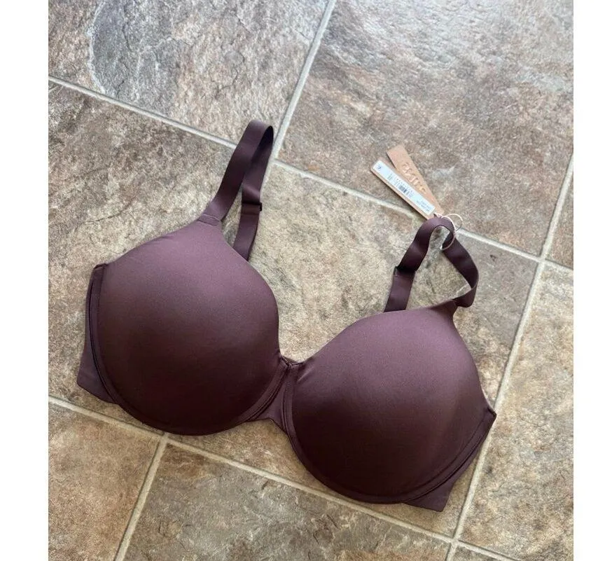 Skims Fits Everybody T-shirt Demi Bra Cocoa Size 40DD - Image 3
