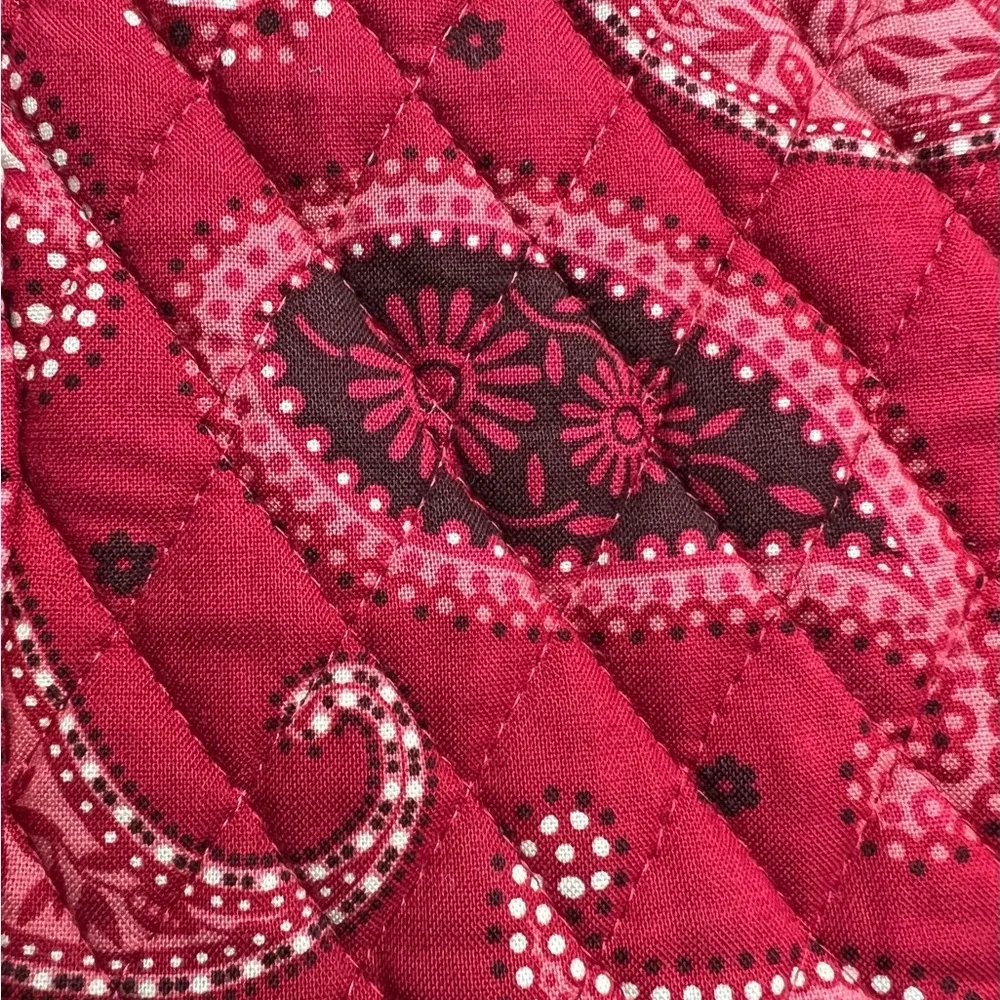 Vera Bradley Mesa Red medium shoulder tote bag - Image 4