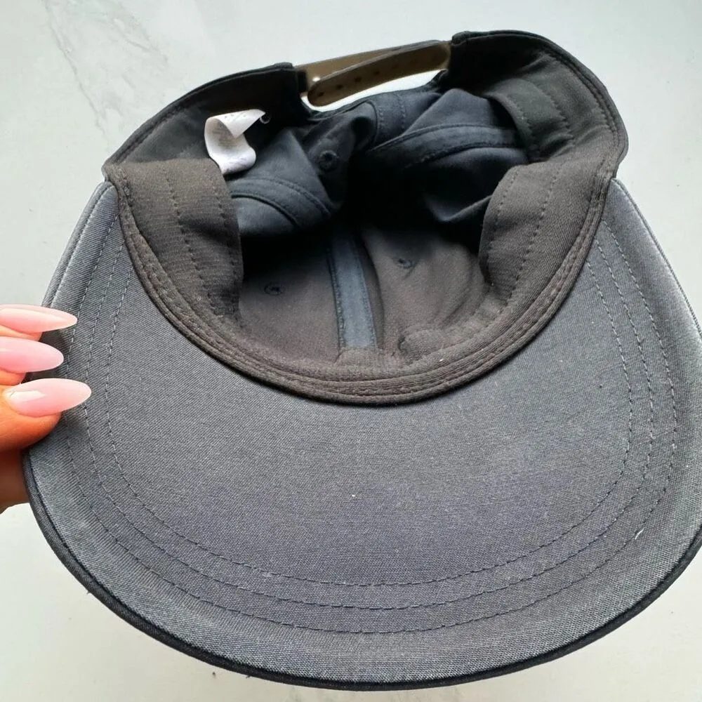 Lululemon Baseball Hat Cap Strap Back Navy  Performance Running Unisex - Image 4