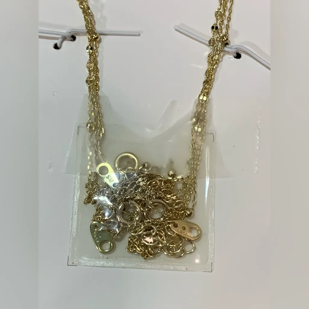 Believe by Brilliance 'L' Initial Gold Plated Necklace - Image 6