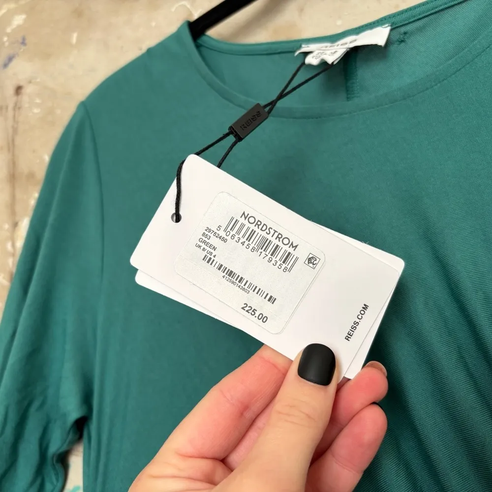 Reiss Rose Ruched Jersey Dress - Image 4