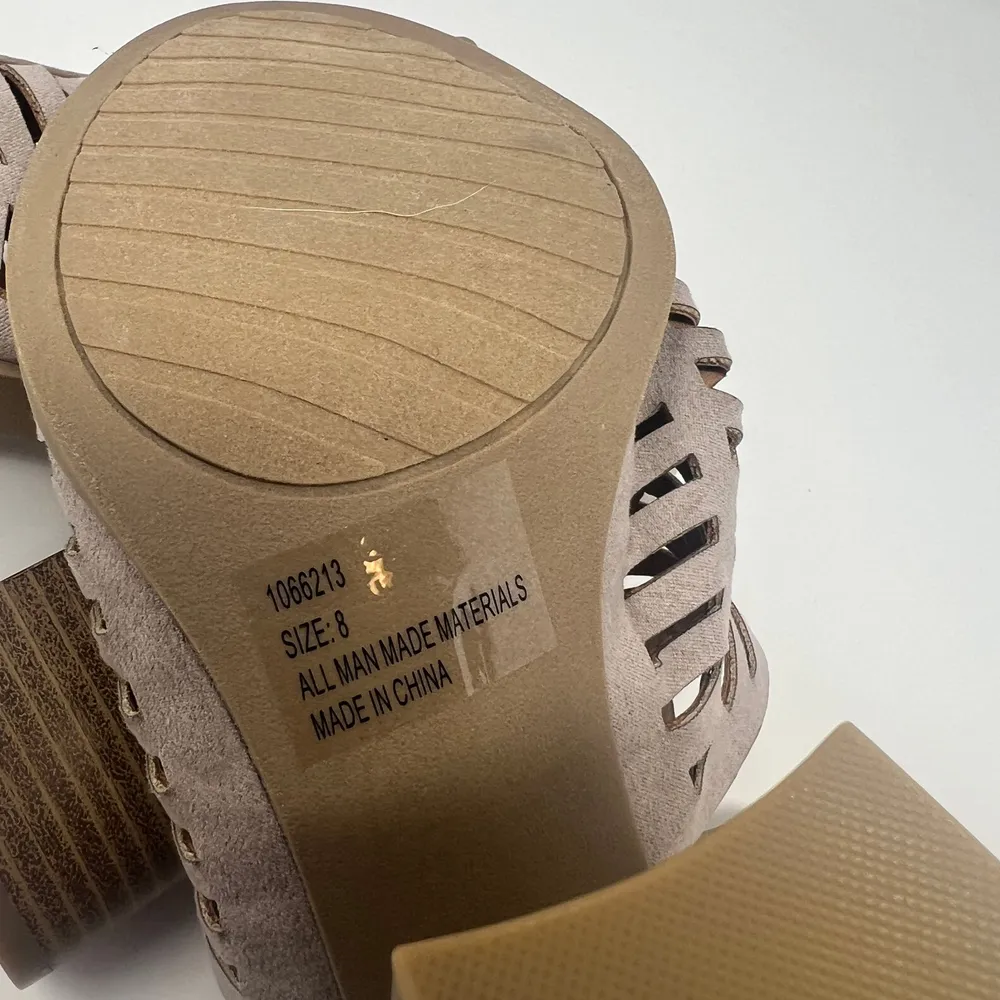 Charlotte Russe Open Toe‎ Heels Sz 8 - Image 6