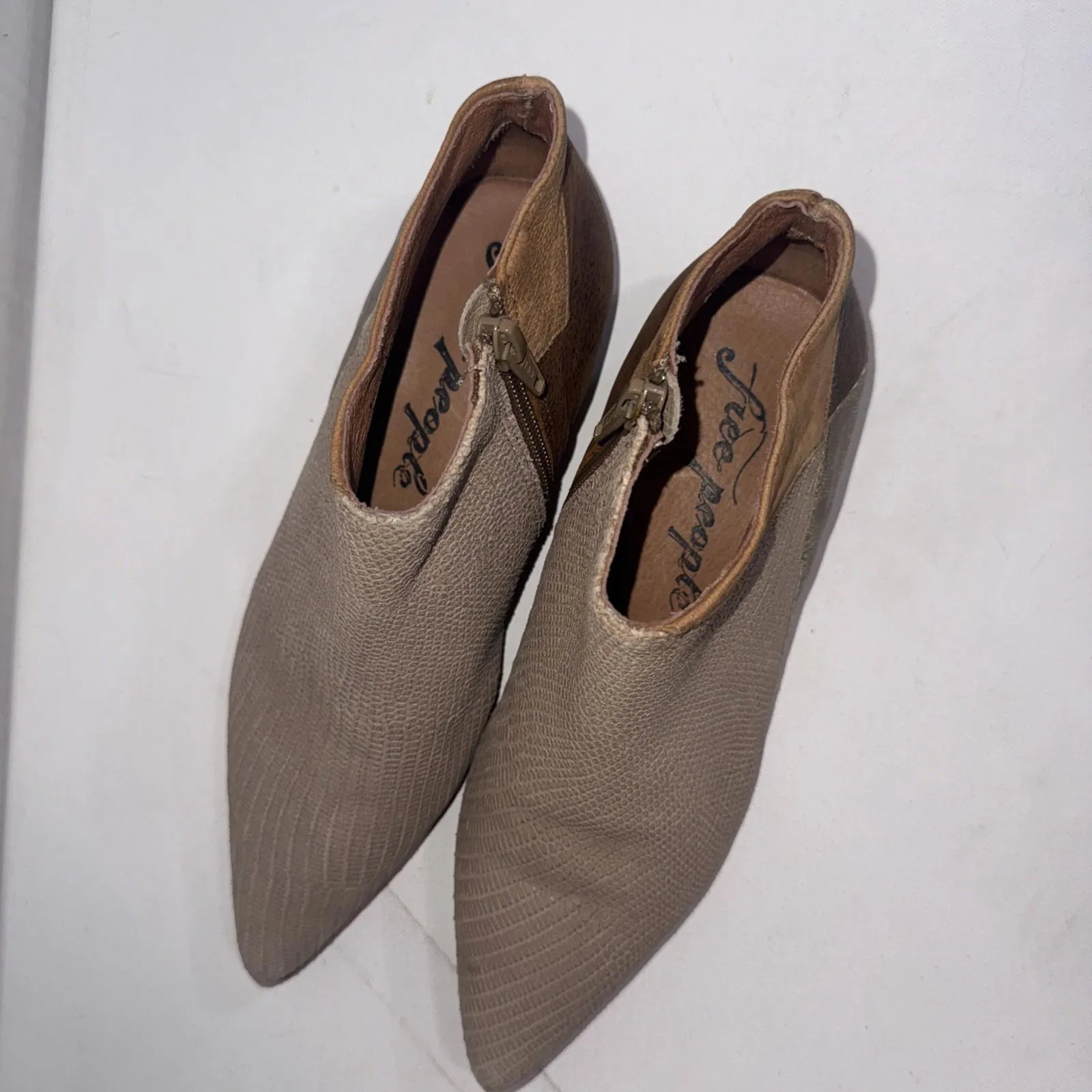 Free People Desert Rider Bootie Cowgirl Western Hippie Equestrian Boho Shoes 37 - Image 7