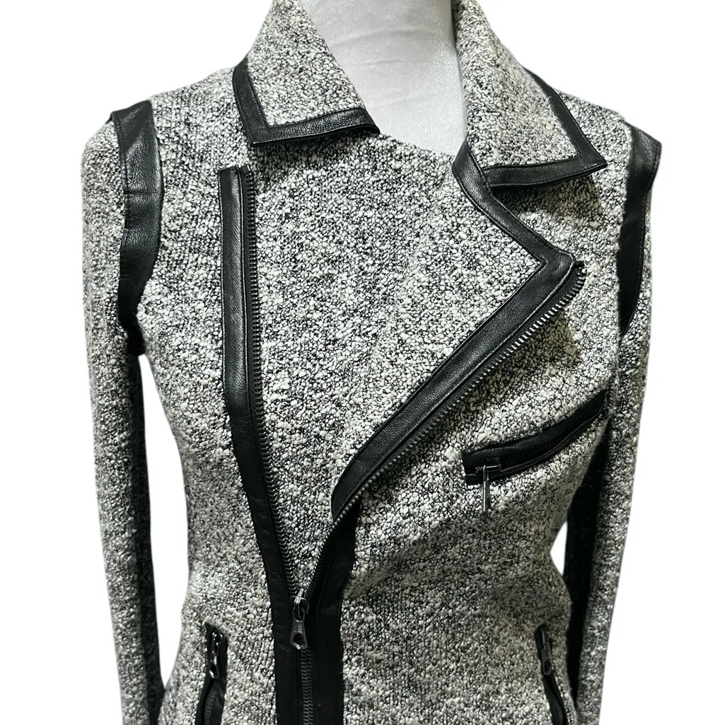 Rag and bone sweater like jacket black and white - Image 8