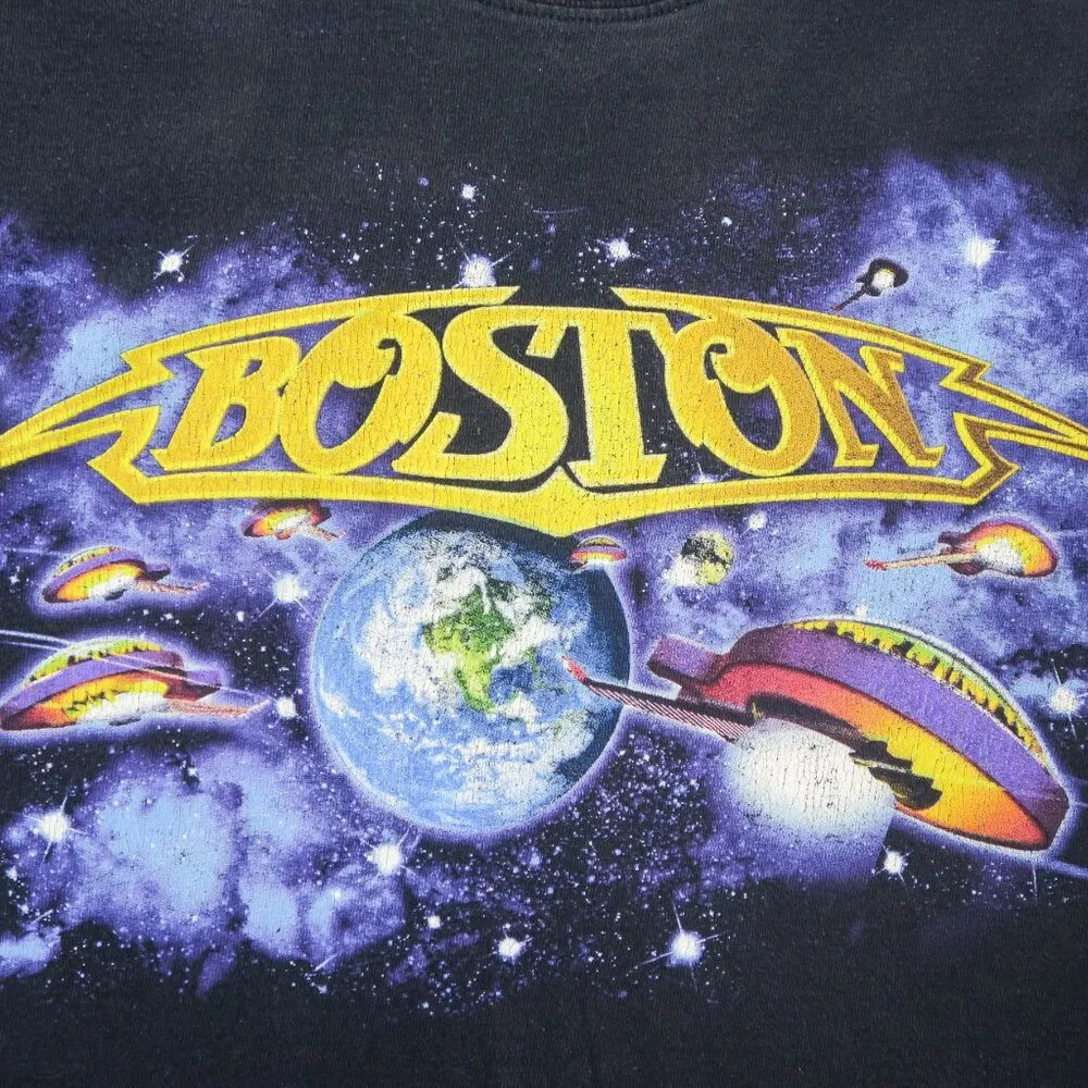 Vintage Y2K Boston 2008 Tour Rock Band Shirt - Image 4