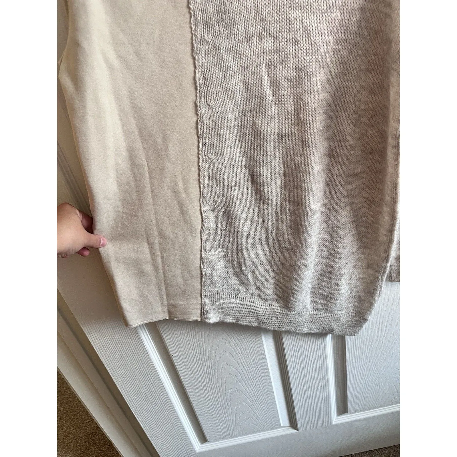 European Culture Sweater Women’s M Grey Oversized Hi - Image 10