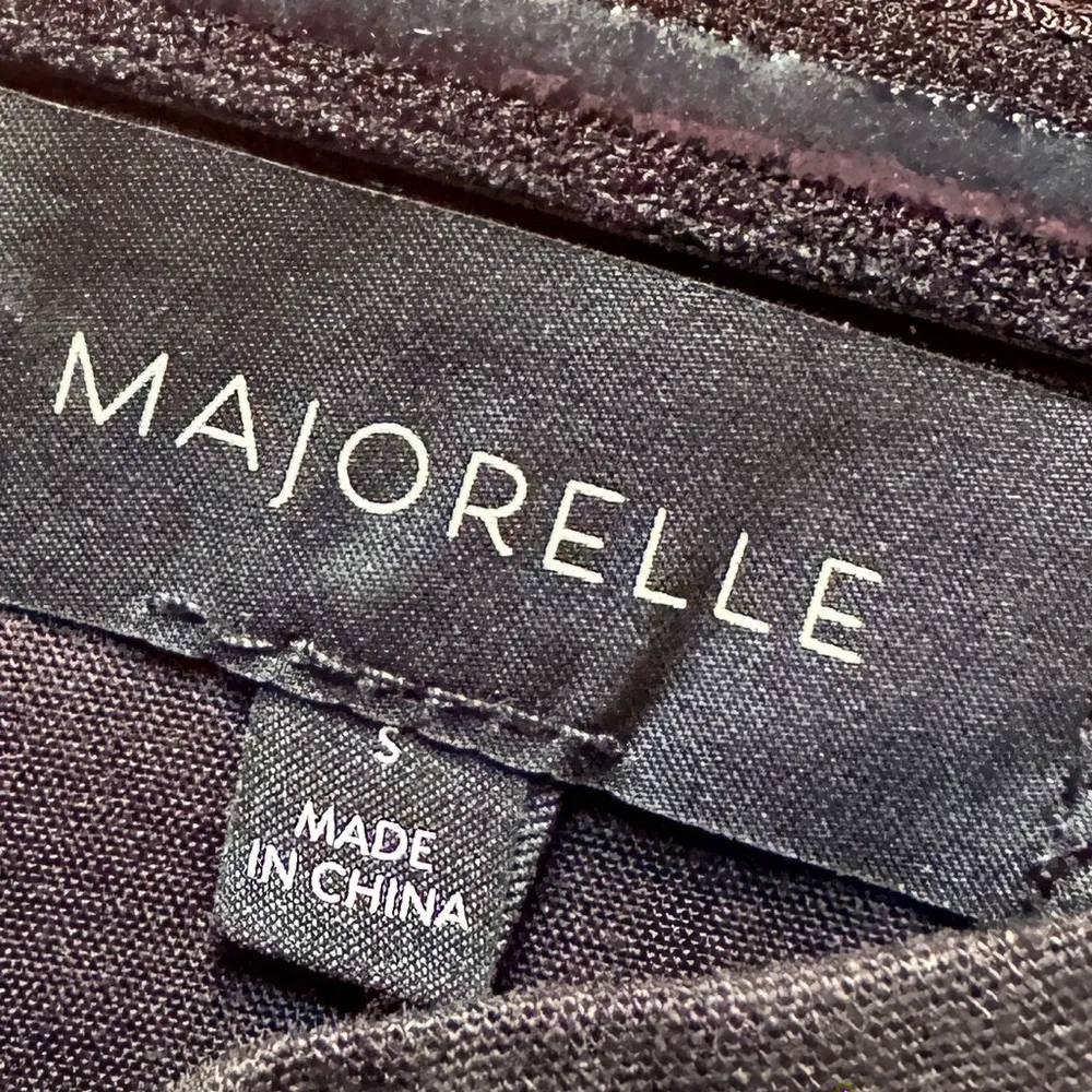 MAJORELLE Tallahassee Top in Black Crop One Shoulder - Image 7