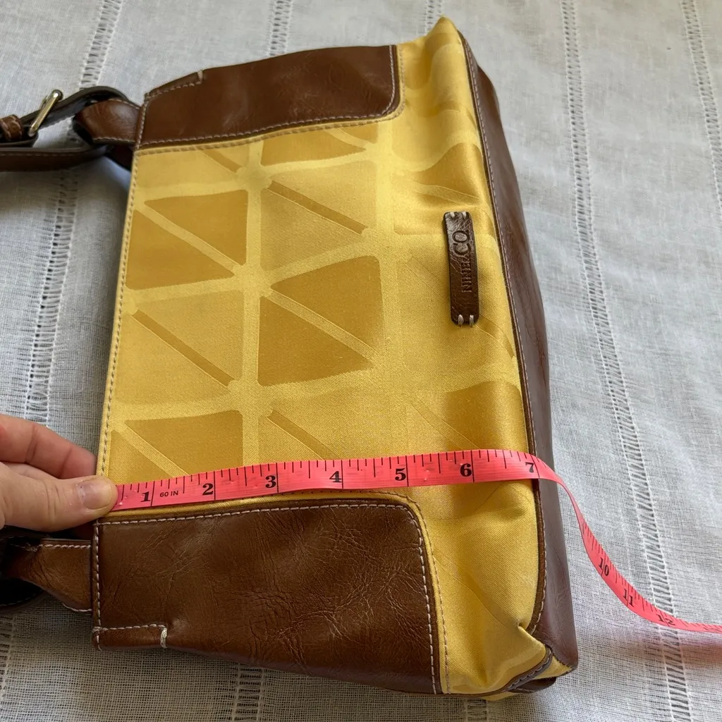 Nine & Co. Satin fabric Mono Logo Handbag - Image 15