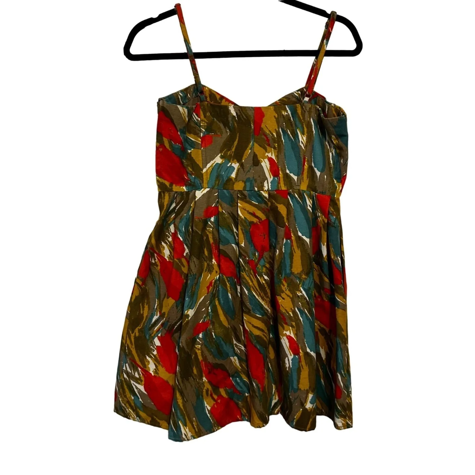 Jack Womens S Multicolor Abstract‎ Print Sleeveless Dress - Image 2