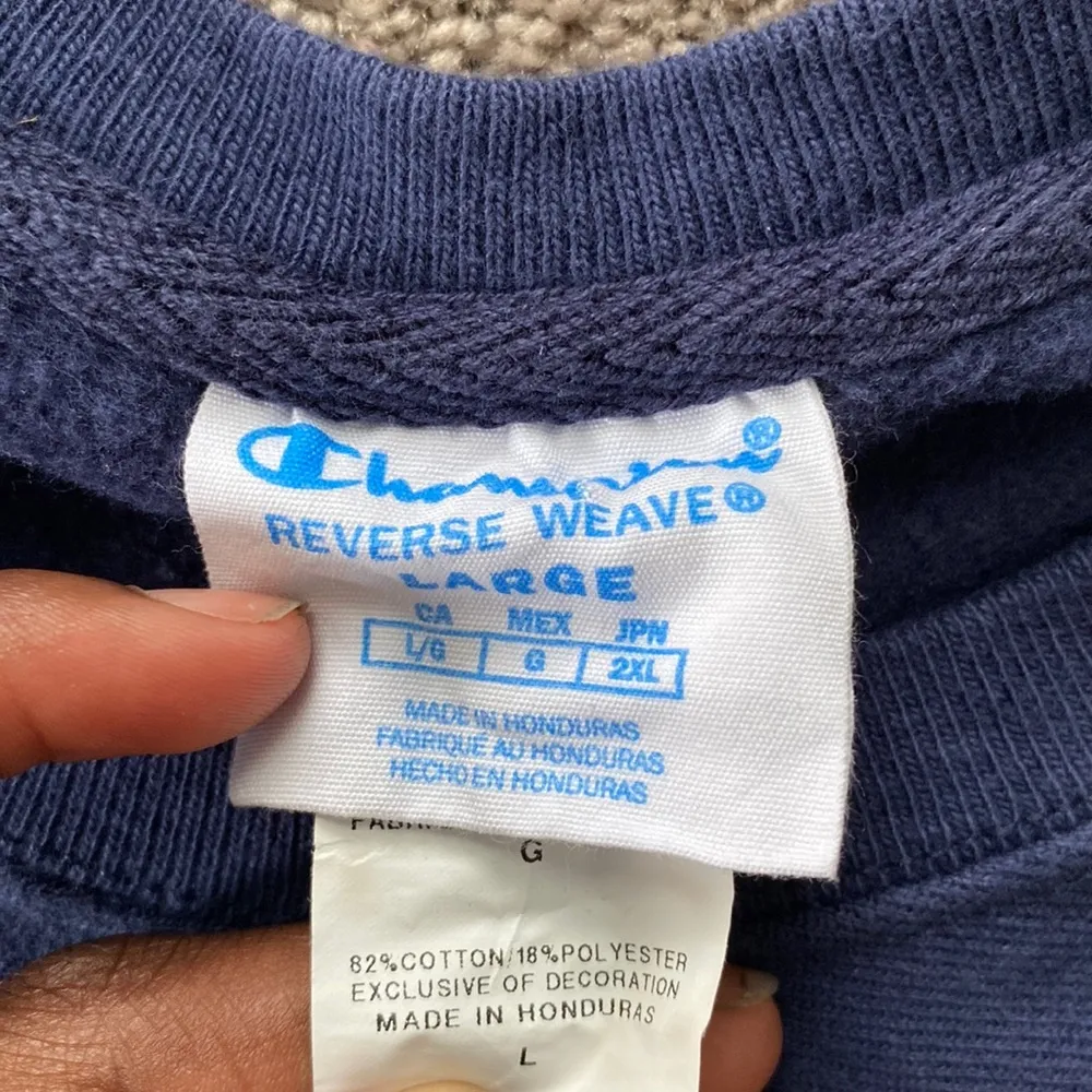 Champion Reverse Weave Crewneck Sweatshirt SIZE L - Image 2