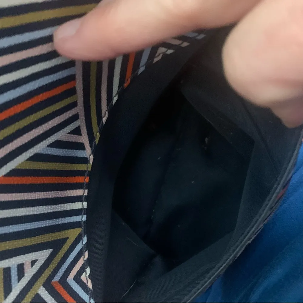 Fossil  Multicolor Striped Crossbody Purse Shoulder Bag - Image 6