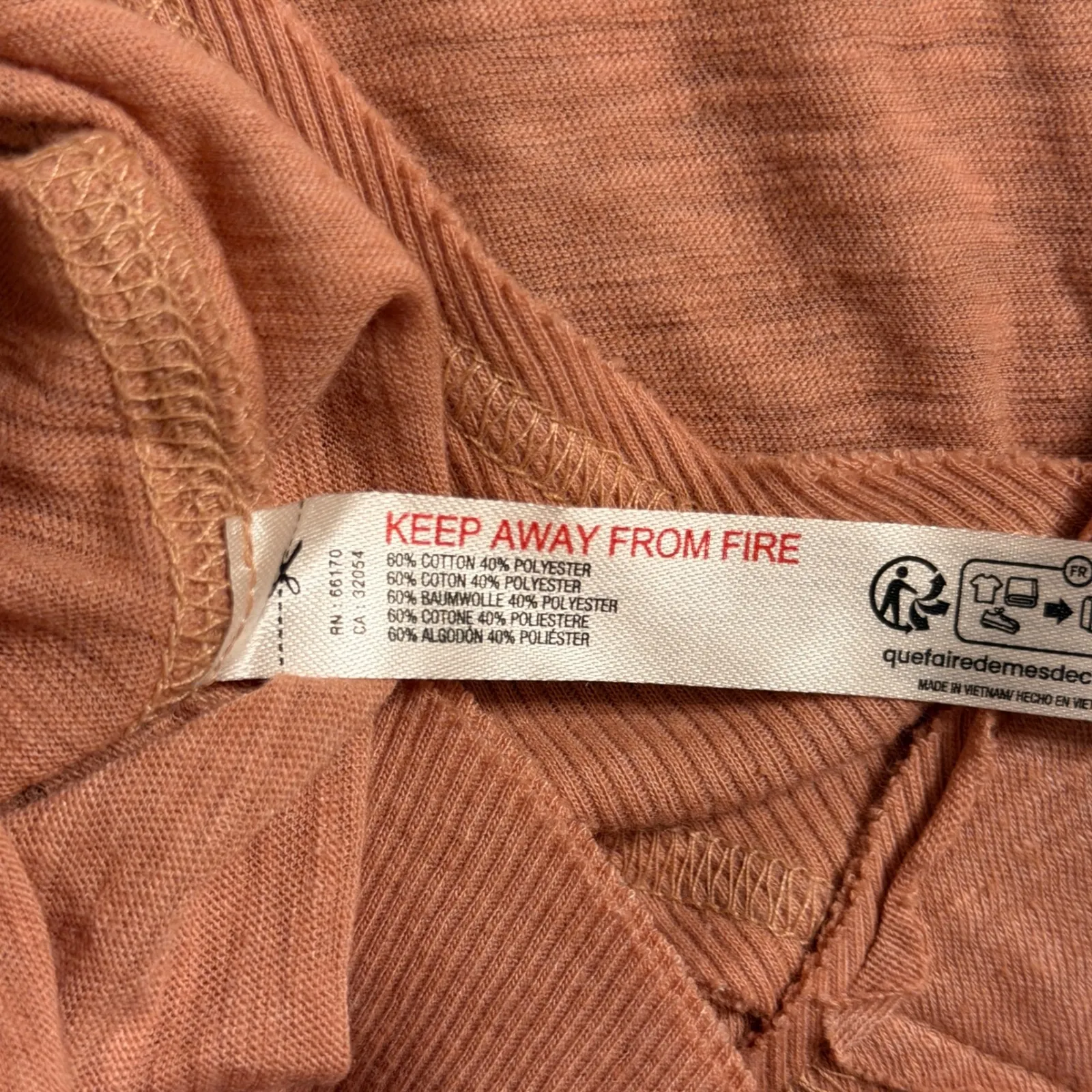 Free People Movement My Time Layer Mauve Petal Open Back Crop Workout Shirt XS - Image 8