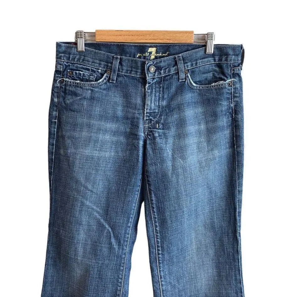 Seven for all mankind cropped straight leg jeans - Image 3