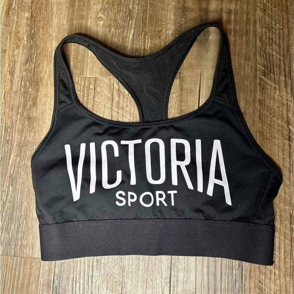 Victoria Sport Sports Bra - Women’s Size Small - Black with Bold Logo - Image 3