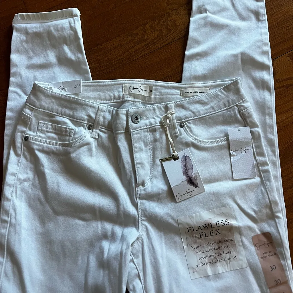 Jessica Simpson white jeans - Image 3