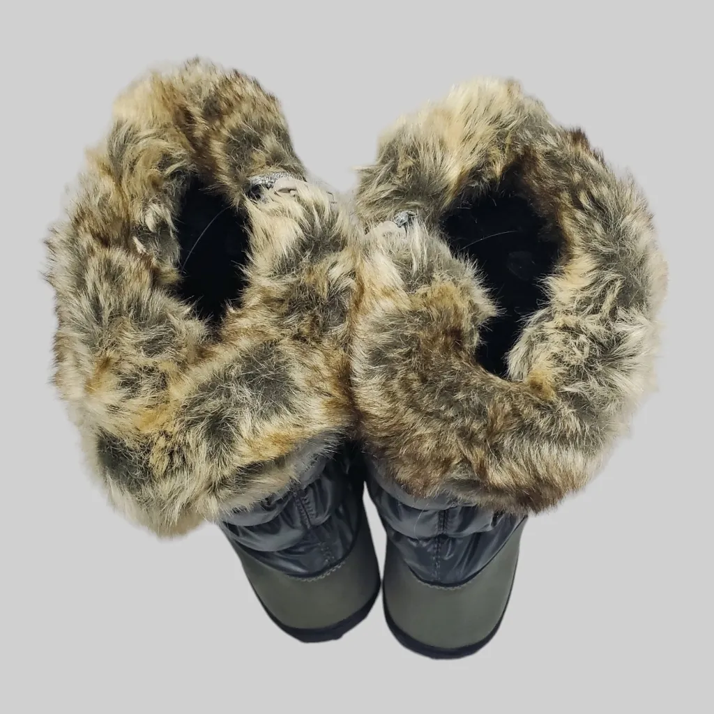 Flexus Spring Step Women's Vanish Quilted Winter Snow Boots Size 9 Silver - Image 15