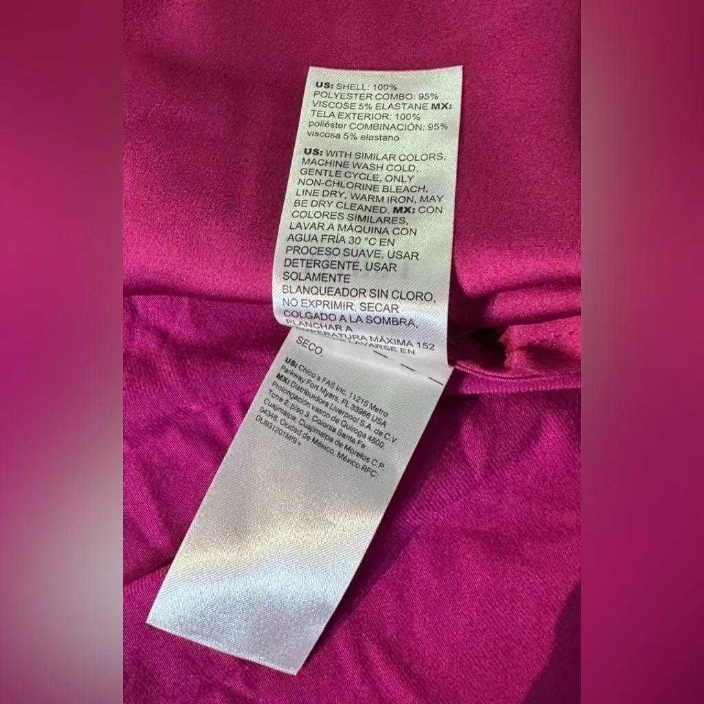 NEW White‎ House Black Market Pink Soft Woven Front Tee Shirt Top Size XL - Image 9