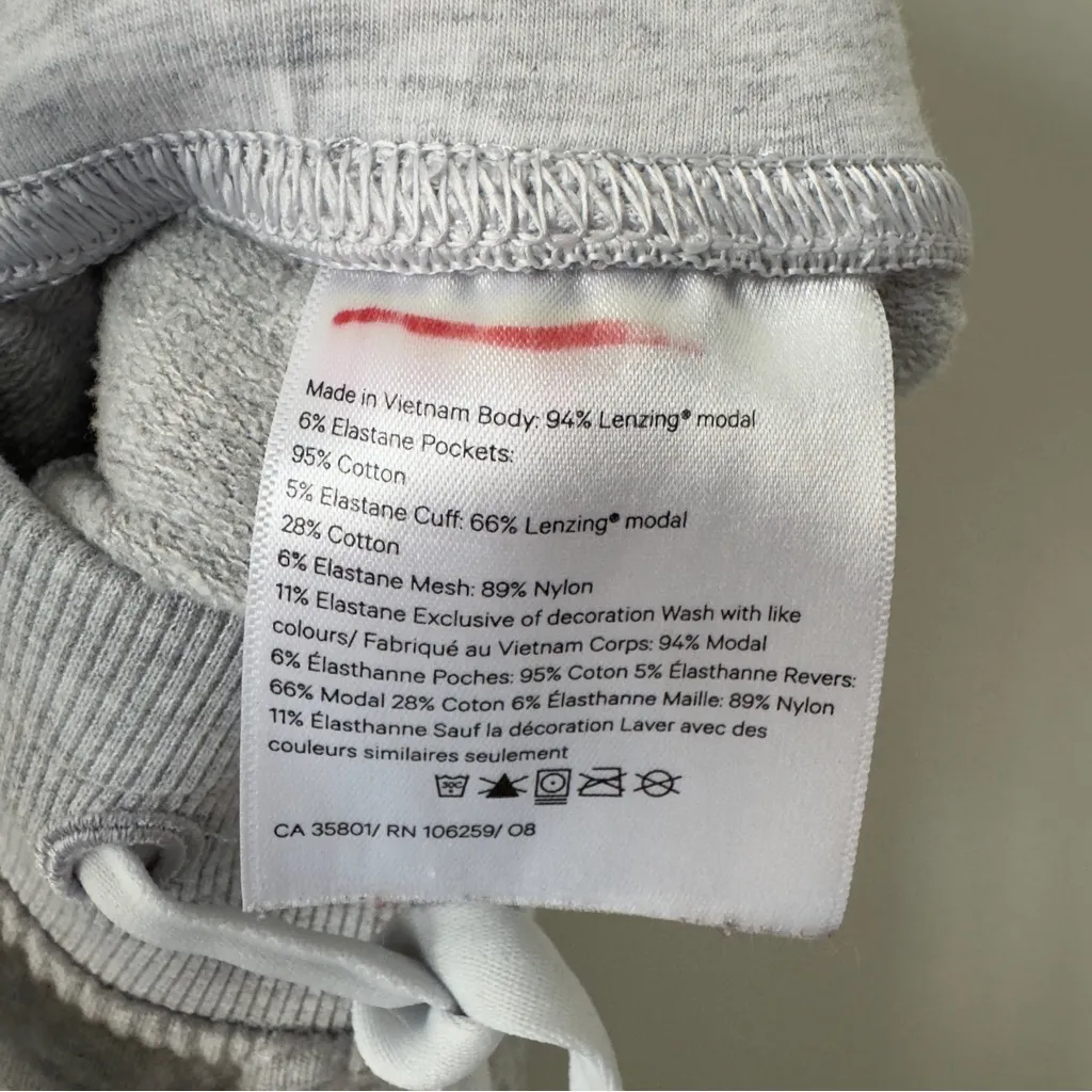 Lululemon Warm Down High-Rise Jogger in Heathered Core Ultra Light Grey Pants 2 - Image 8