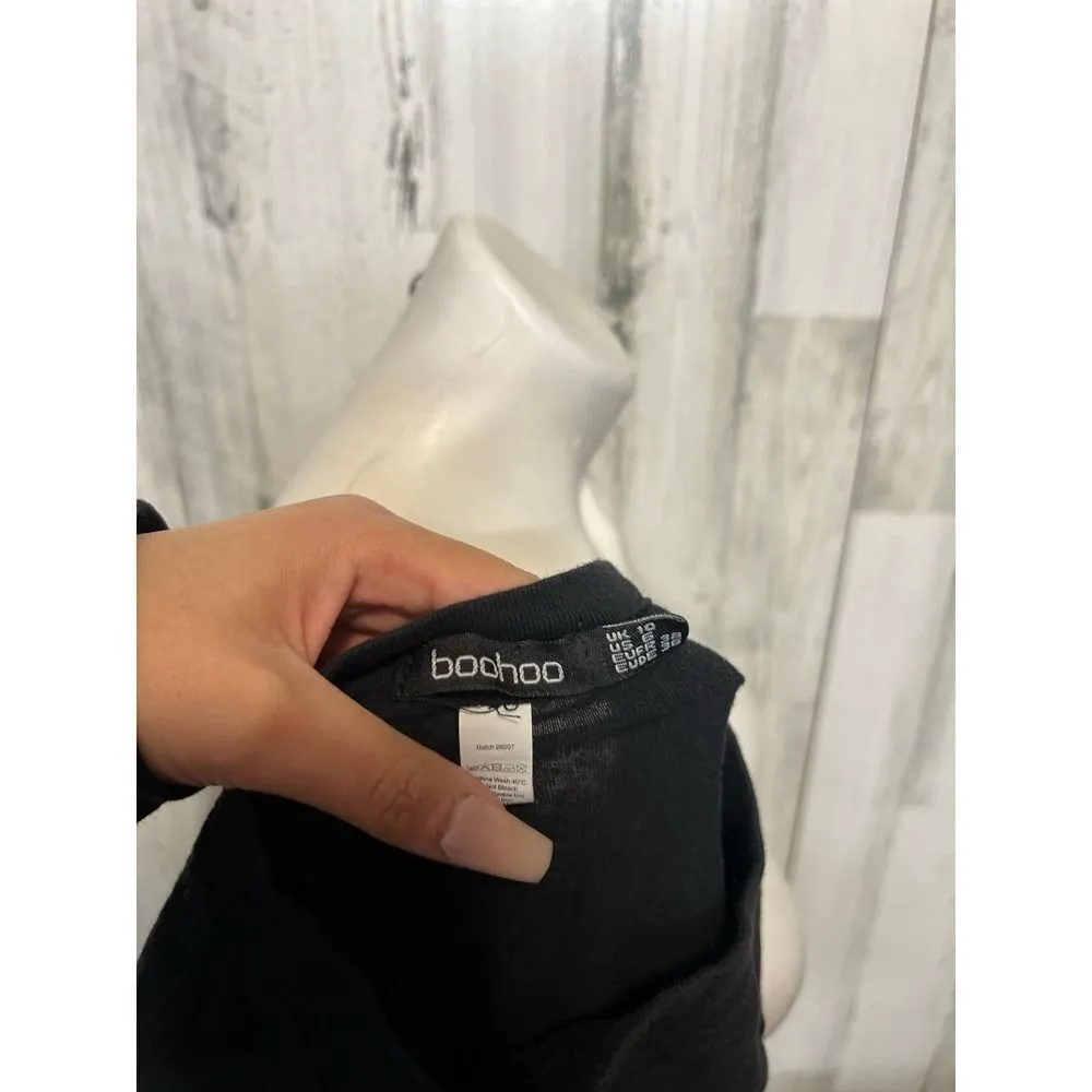 Boohoo Black t shirt - Image 4
