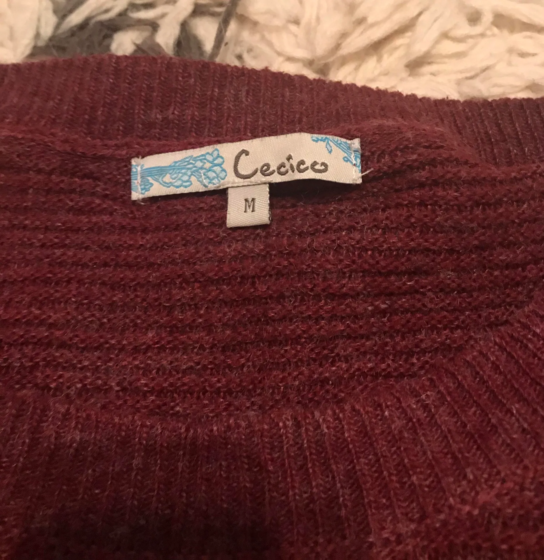 Cecico Maroon Sweater  - Image 3