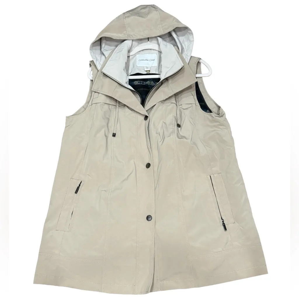 π§₯βοΈ Coldwater Creek All-Season Water-Repellent Vest β Petite Large (PL) π« - Image 2