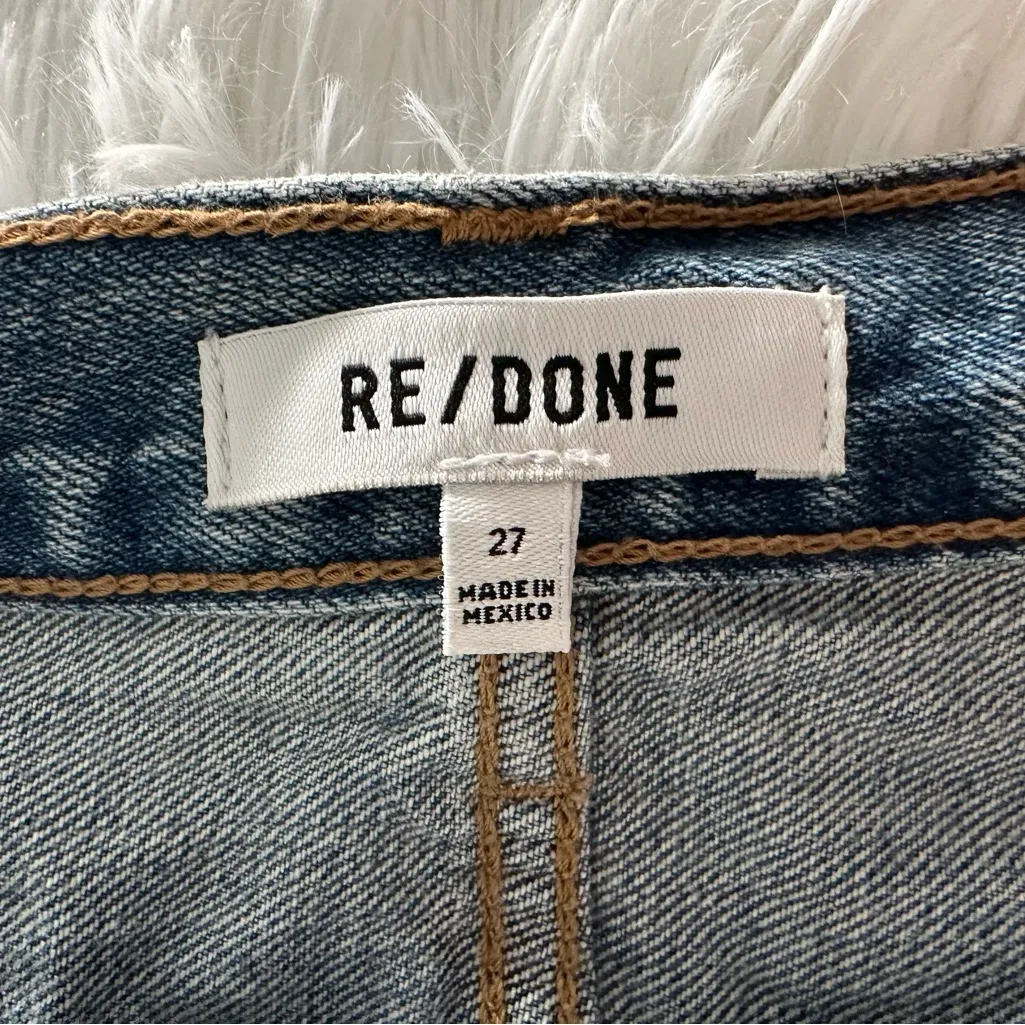NWT Re/done 70sLow Rise‎ Bell Bottom Jeans Sz 27 - Image 8