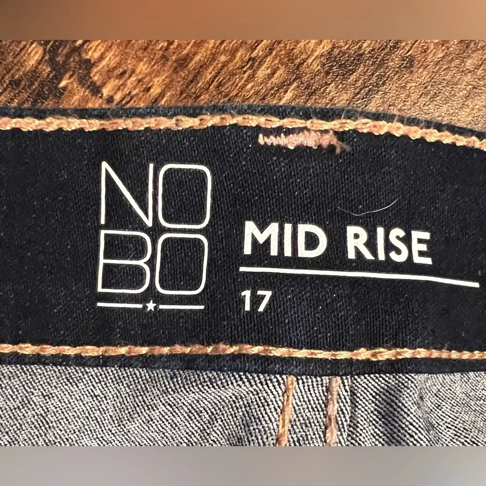 NOBO | juniors denim mini shirt. Size: 17. - Image 9