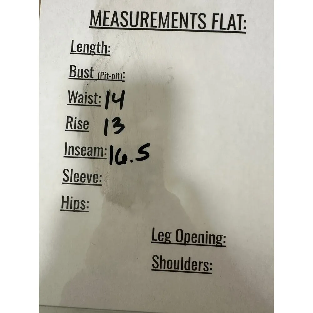 Tan Cream Plaid Wide Leg Bermuda Pants Cropped Flare Women Size Small Country - Image 6