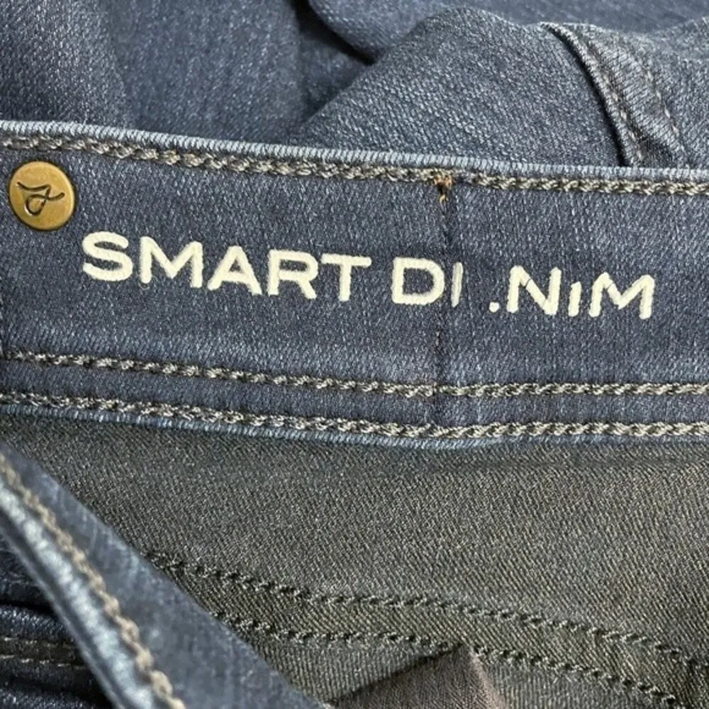 DL1961 Jeans Women's Size 29 Grace Straight Mid-Rise Raw Hem Dark Moscow Wash - Image 8