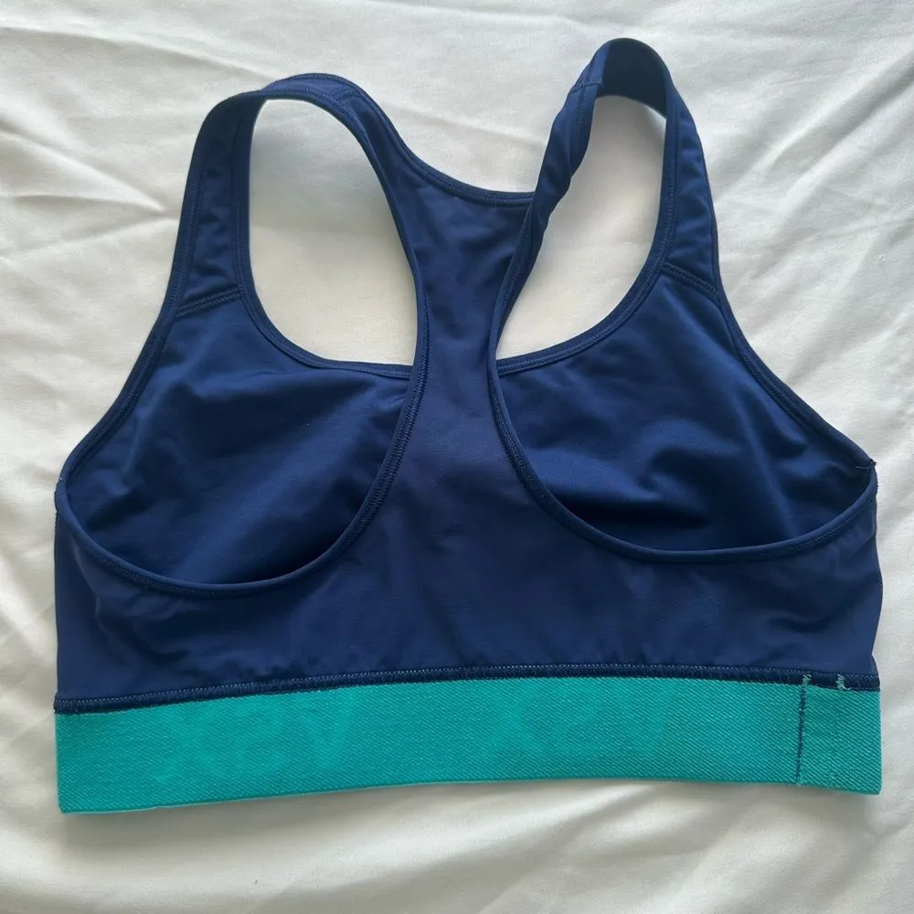 Victoria's Secret VSX Navy Racerback Thick Elastic Incredible Sports Bra S - Image 5