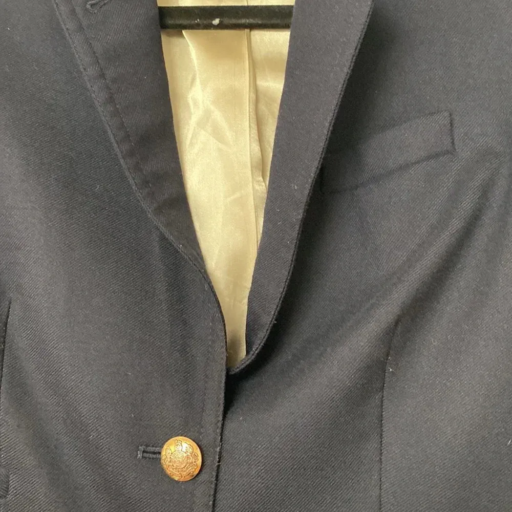 J. Crew Schoolboy Blazer in Navy Schoolboy Jacket Two Button Wool Stretch Size 0 - Image 6