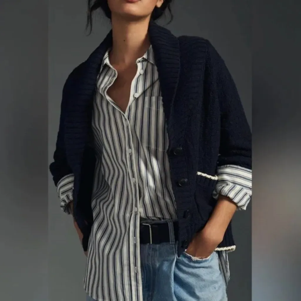 RARE Maeve x Anthropologie Seahorse Cardigan - xxs $300 - Image 3