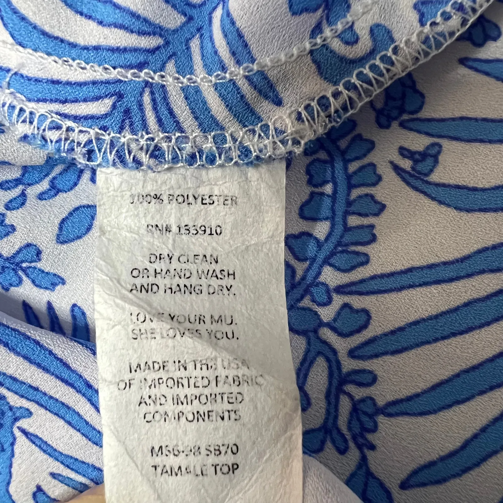 Show Me Your Mumu Off The Shoulder Tamale Crop Top Size S Flowy Vacation Casual - Image 10