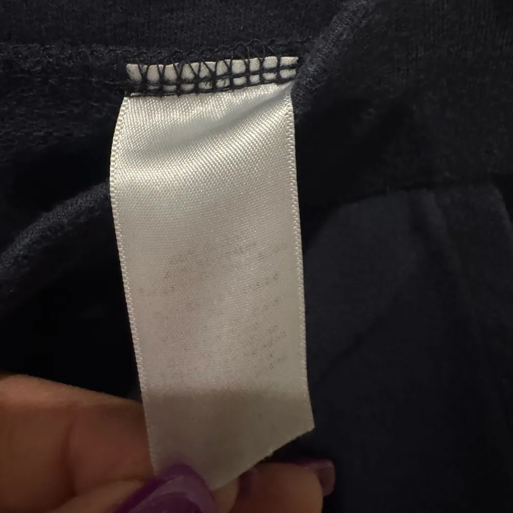 T by Talbots Navy Blue Mini Skirt Size M | Casual Knit Pocket Skirt - Image 8