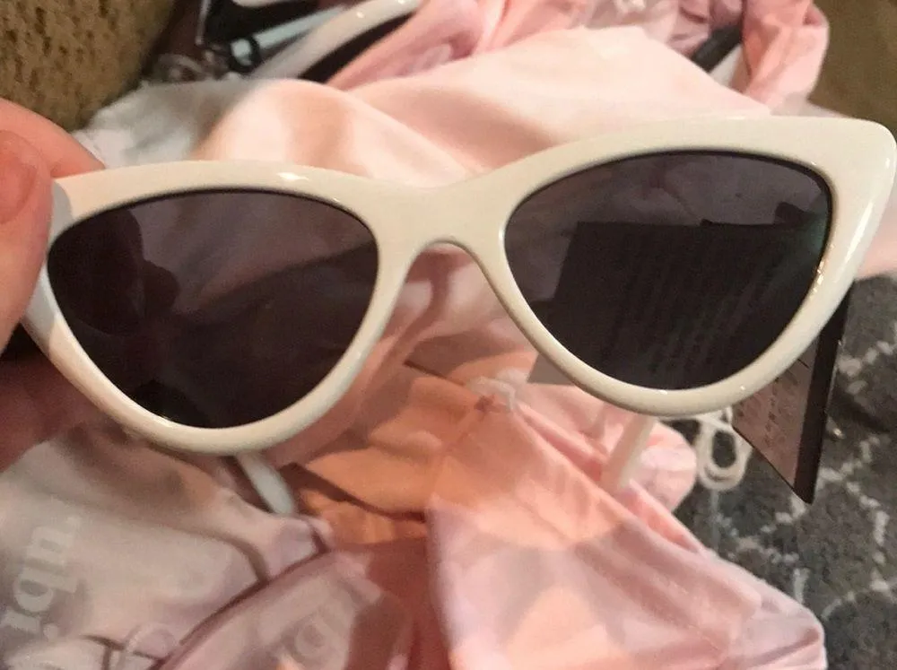 New- Women’s  Rubi white cat eye sungl… - Image 4